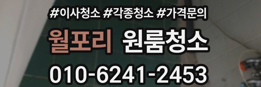 월포리 이사청소