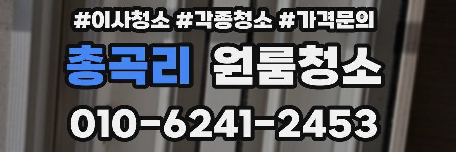 총곡리 이사청소