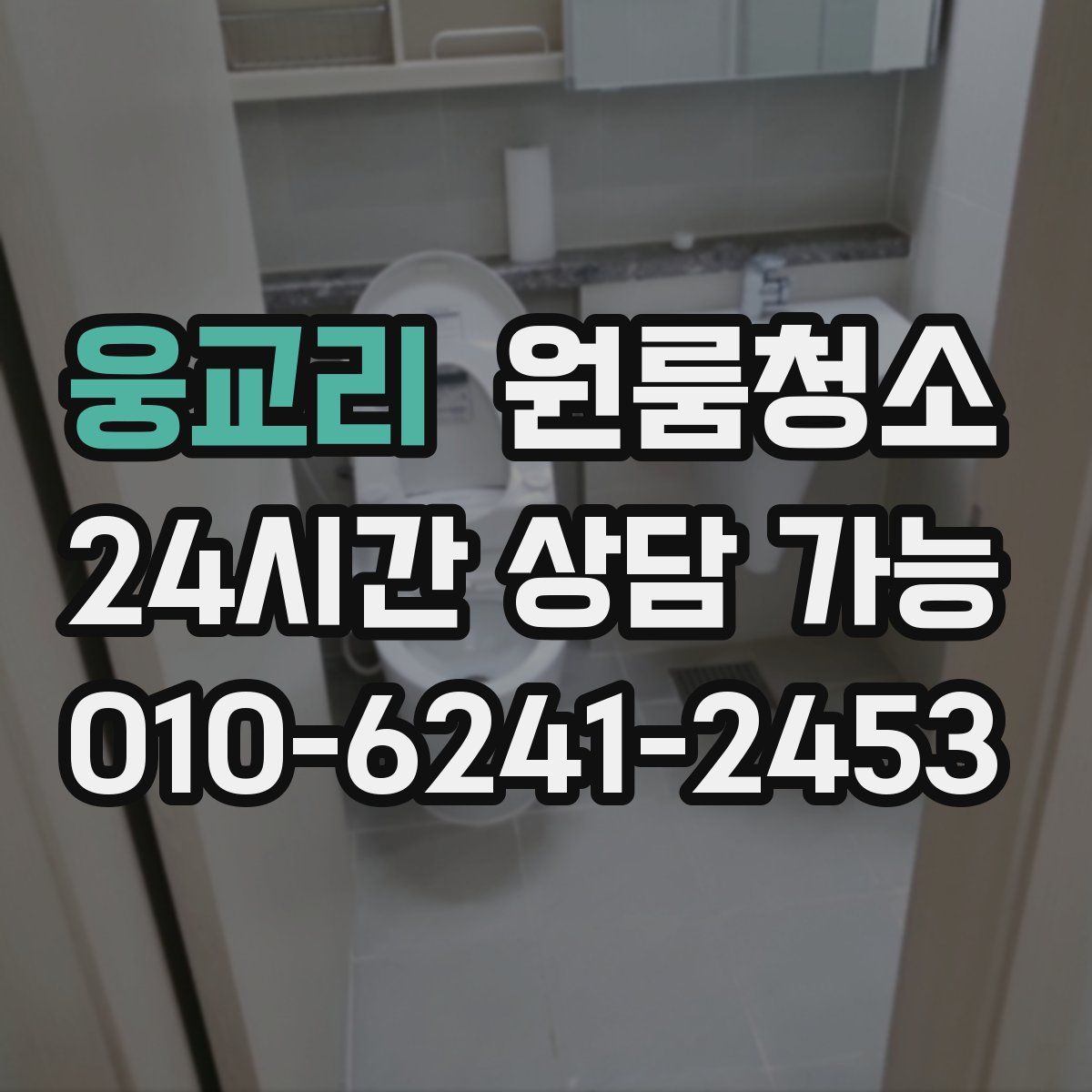 웅교리 원룸청소