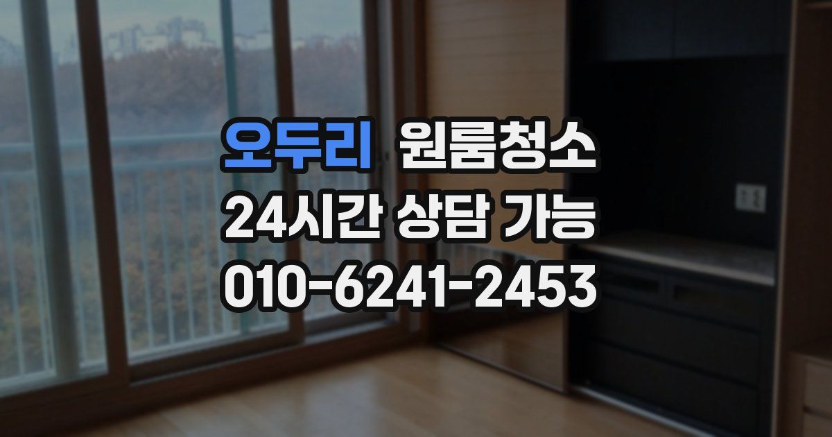 오두리 입주청소