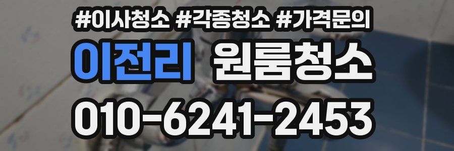 이전리 이사청소