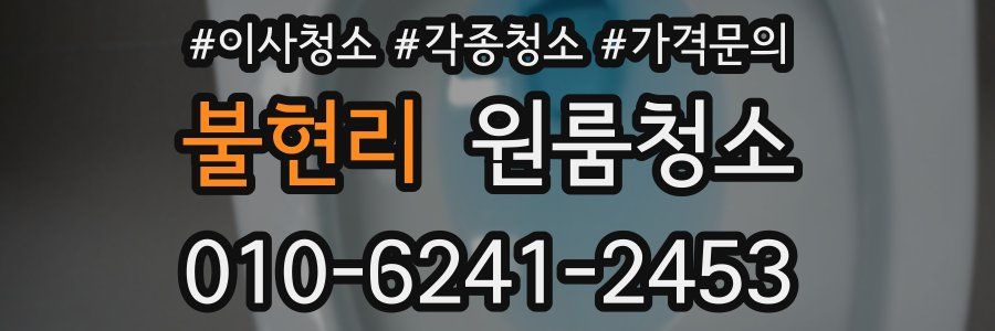 불현리 이사청소