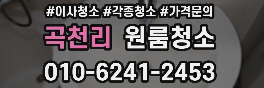 곡천리 이사청소