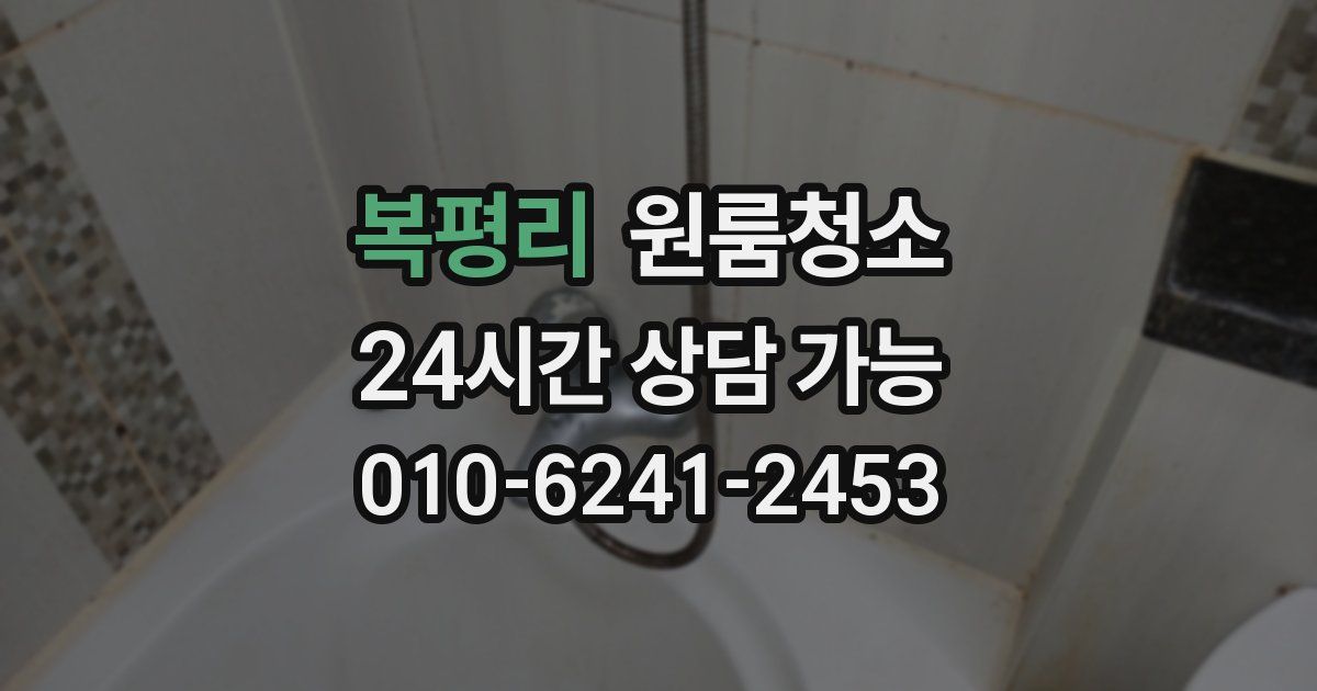 복평리 입주청소