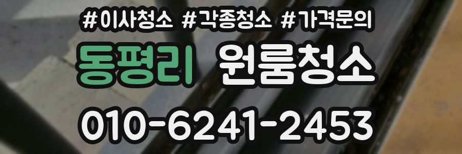 동평리 이사청소