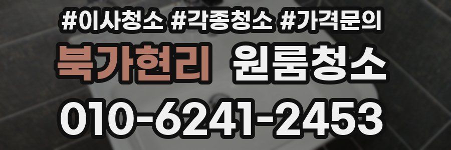 북가현리 이사청소