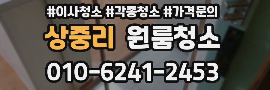 상중리 이사청소