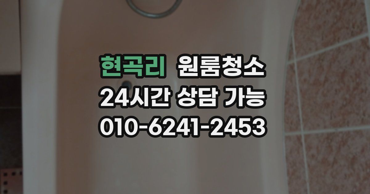 현곡리 입주청소