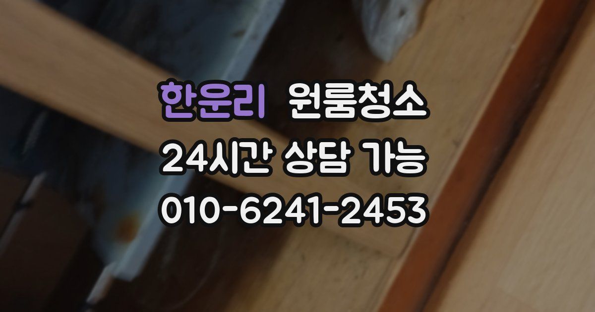 한운리 입주청소