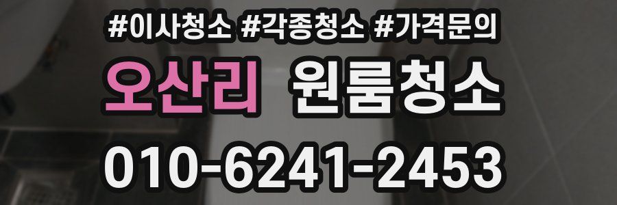 오산리 이사청소