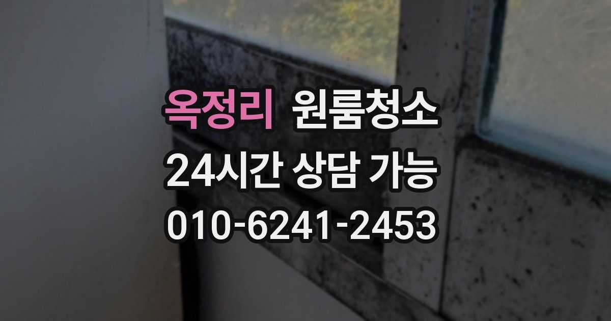 옥정리 입주청소