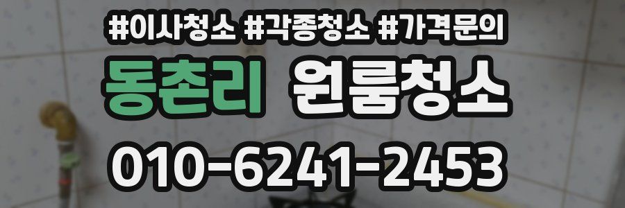 동촌리 이사청소