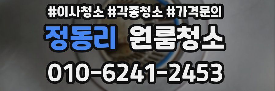 정동리 이사청소