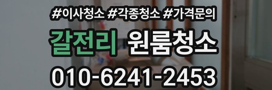 갈전리 이사청소