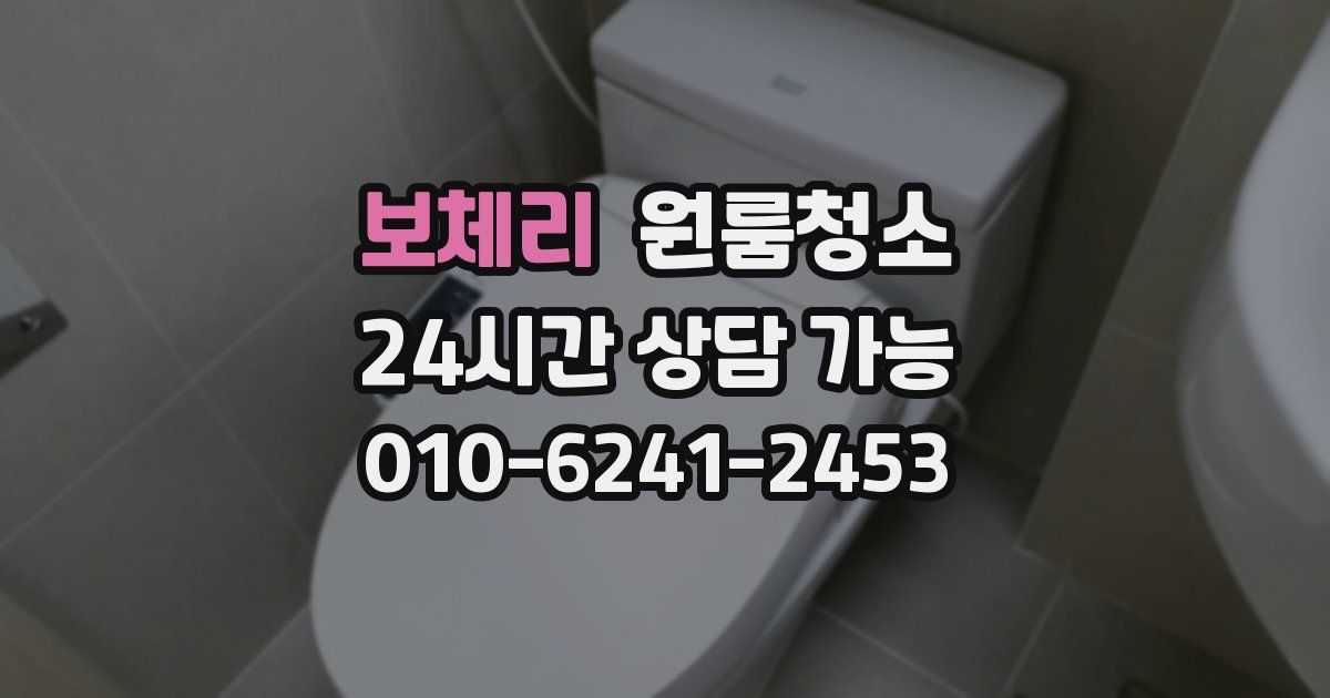 보체리 입주청소