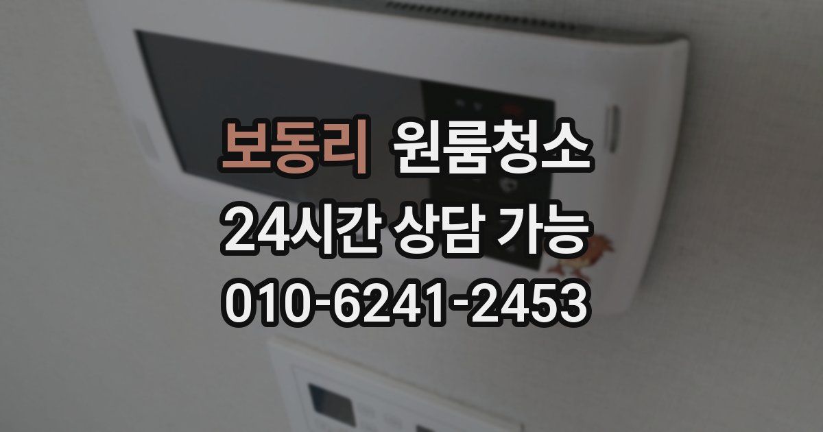 보동리 입주청소