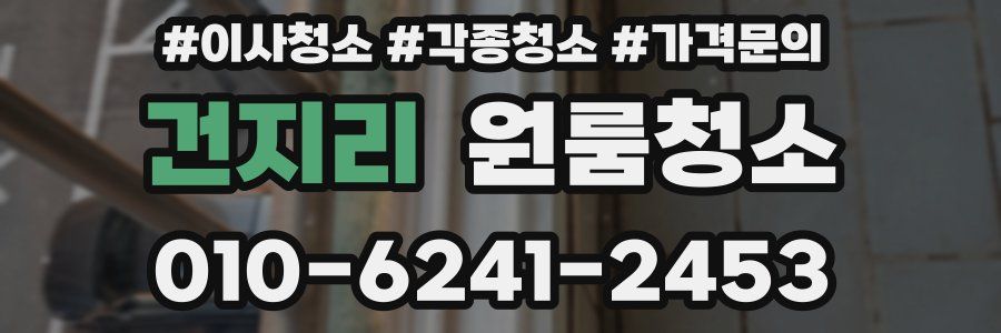 건지리 이사청소