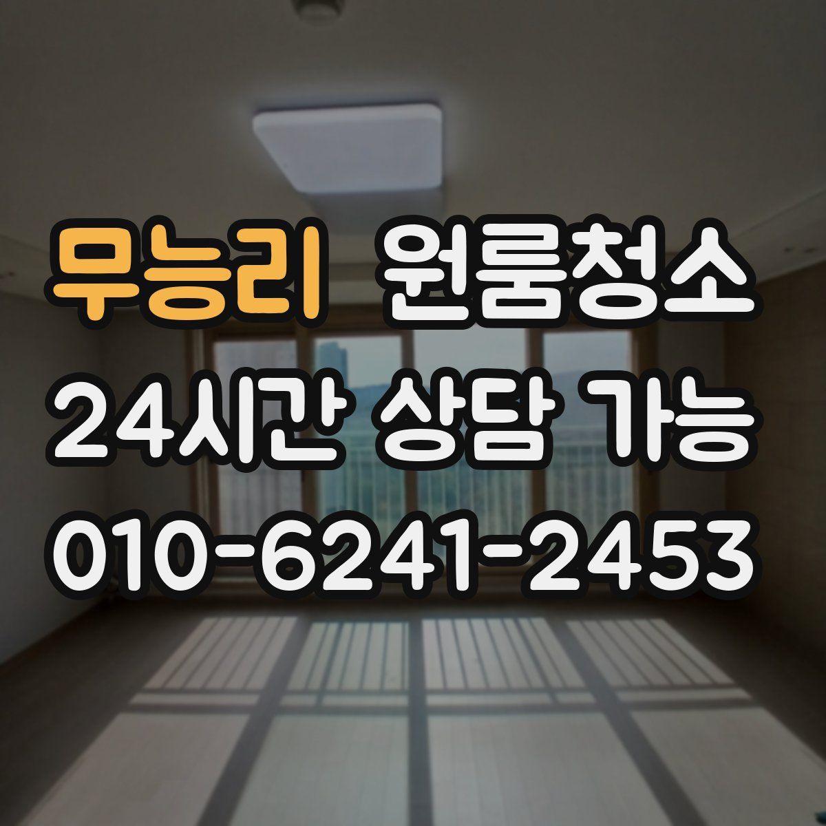 무능리 원룸청소