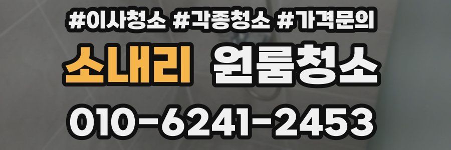 소내리 이사청소