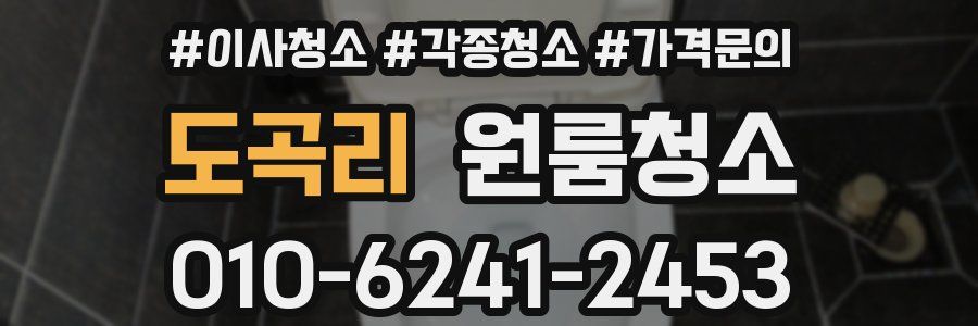 도곡리 이사청소