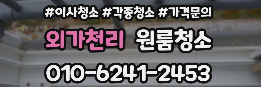 외가천리 이사청소