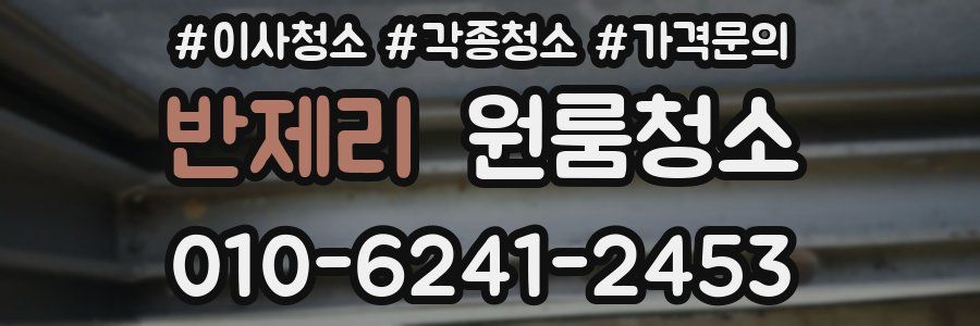 반제리 이사청소