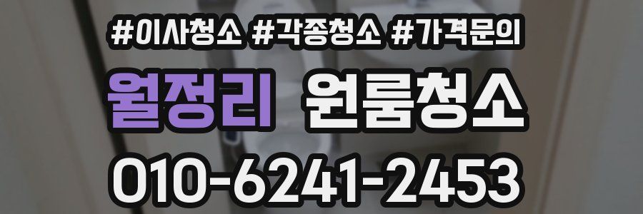 월정리 이사청소
