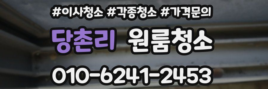 당촌리 이사청소