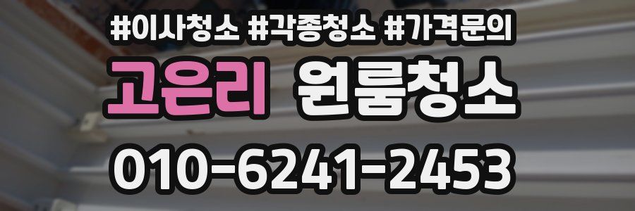 고은리 이사청소