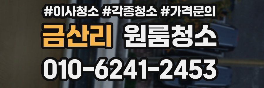 금산리 이사청소