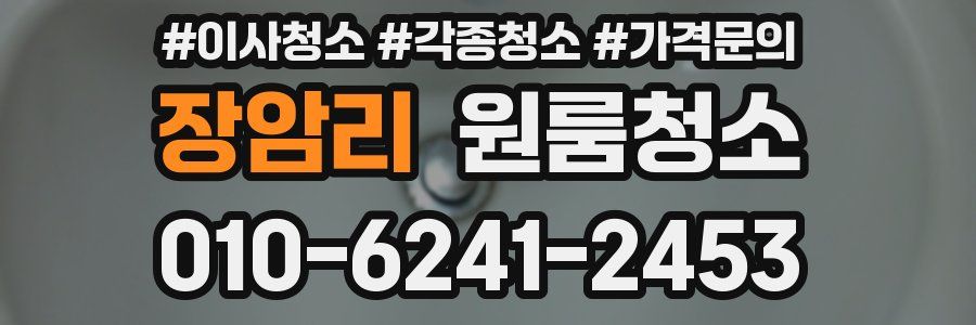 장암리 이사청소