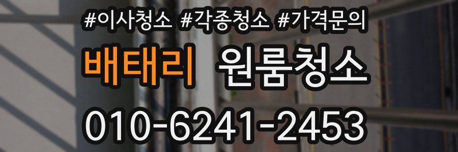 배태리 이사청소