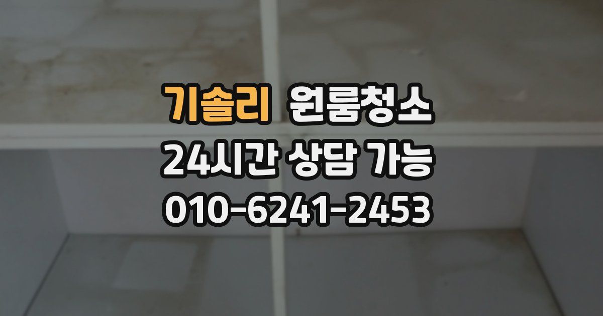 기솔리 입주청소