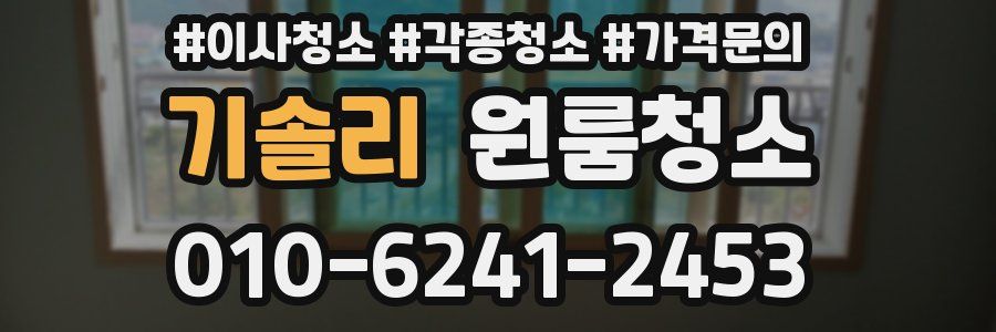 기솔리 이사청소