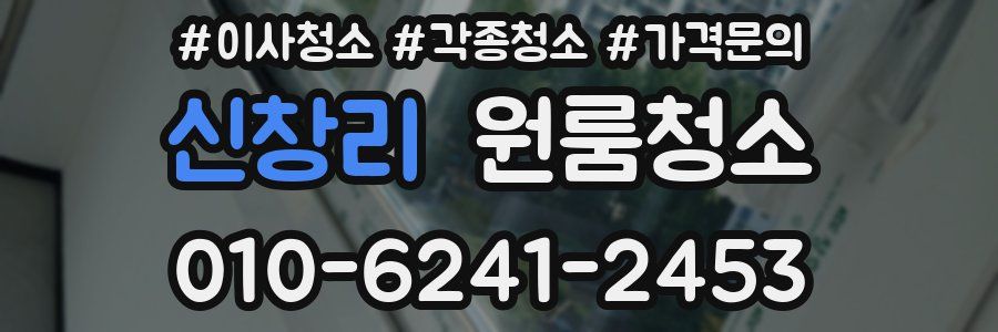 신창리 이사청소