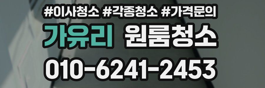 가유리 이사청소