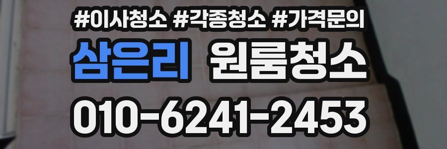 삼은리 이사청소