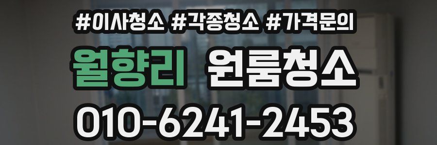 월향리 이사청소