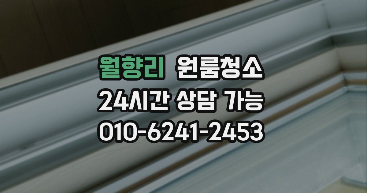 월향리 입주청소