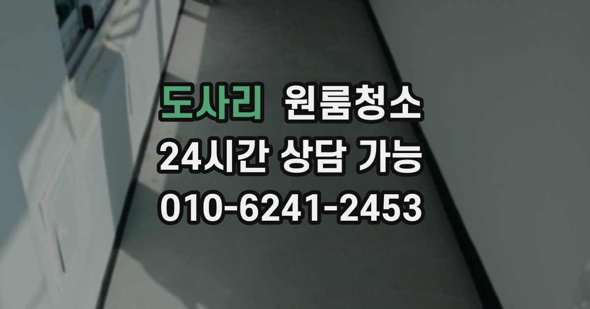 도사리 입주청소