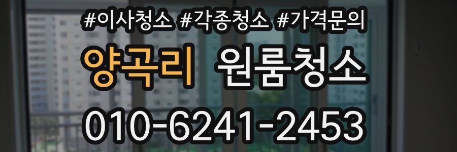 양곡리 이사청소