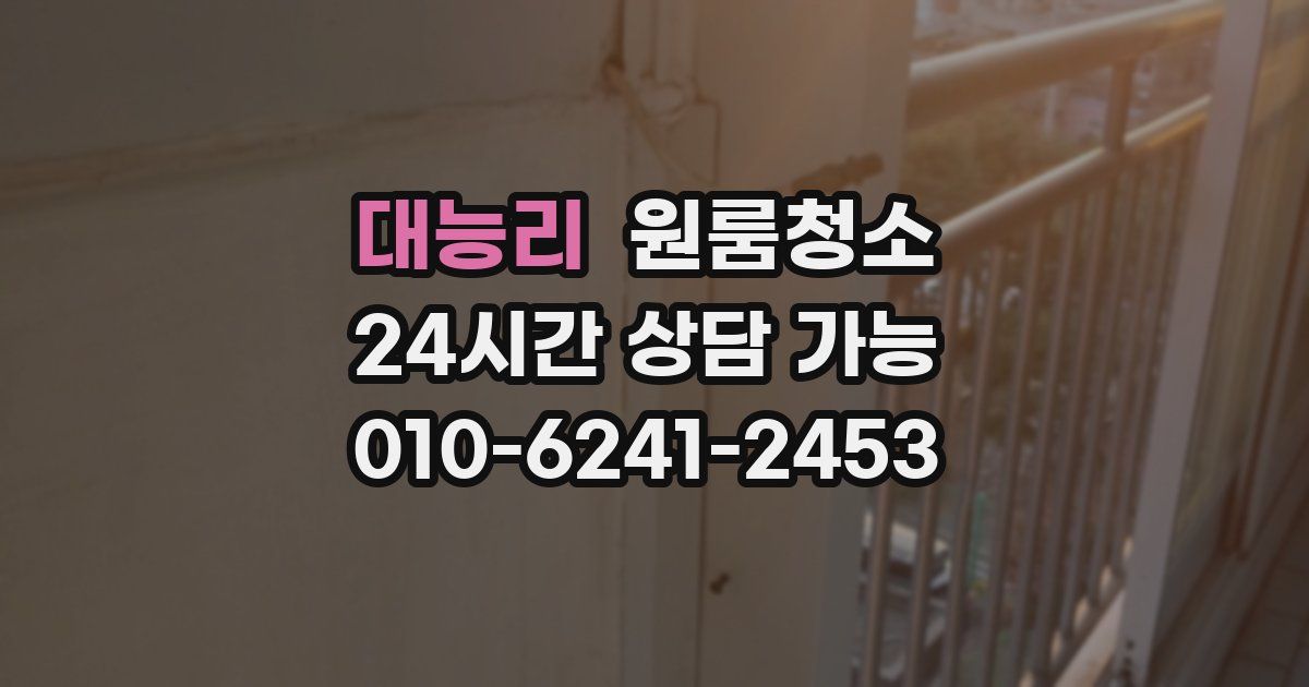 대능리 입주청소