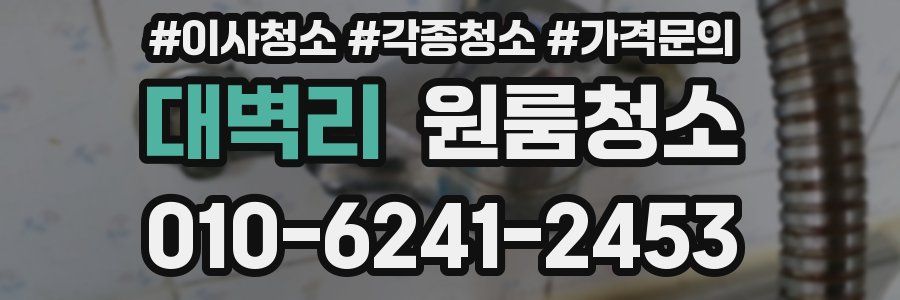 대벽리 이사청소