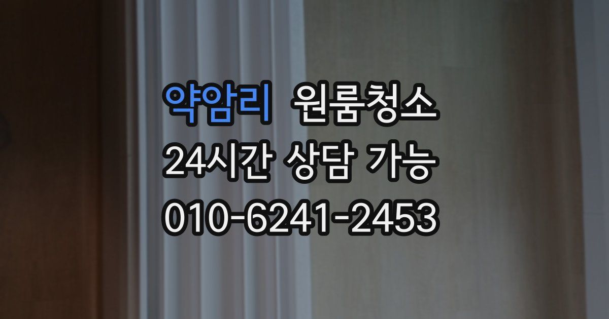 약암리 입주청소