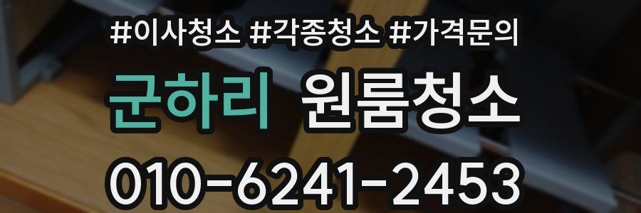 군하리 이사청소