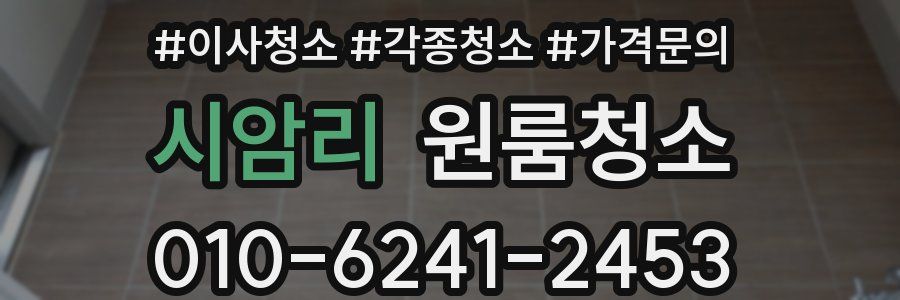 시암리 이사청소