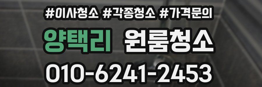 양택리 이사청소