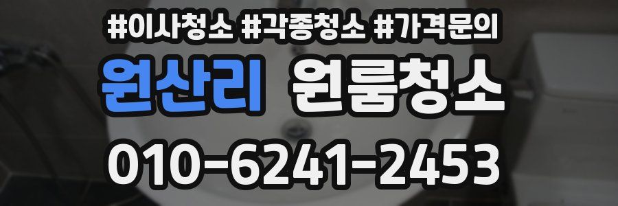 원산리 이사청소