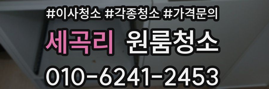 세곡리 이사청소