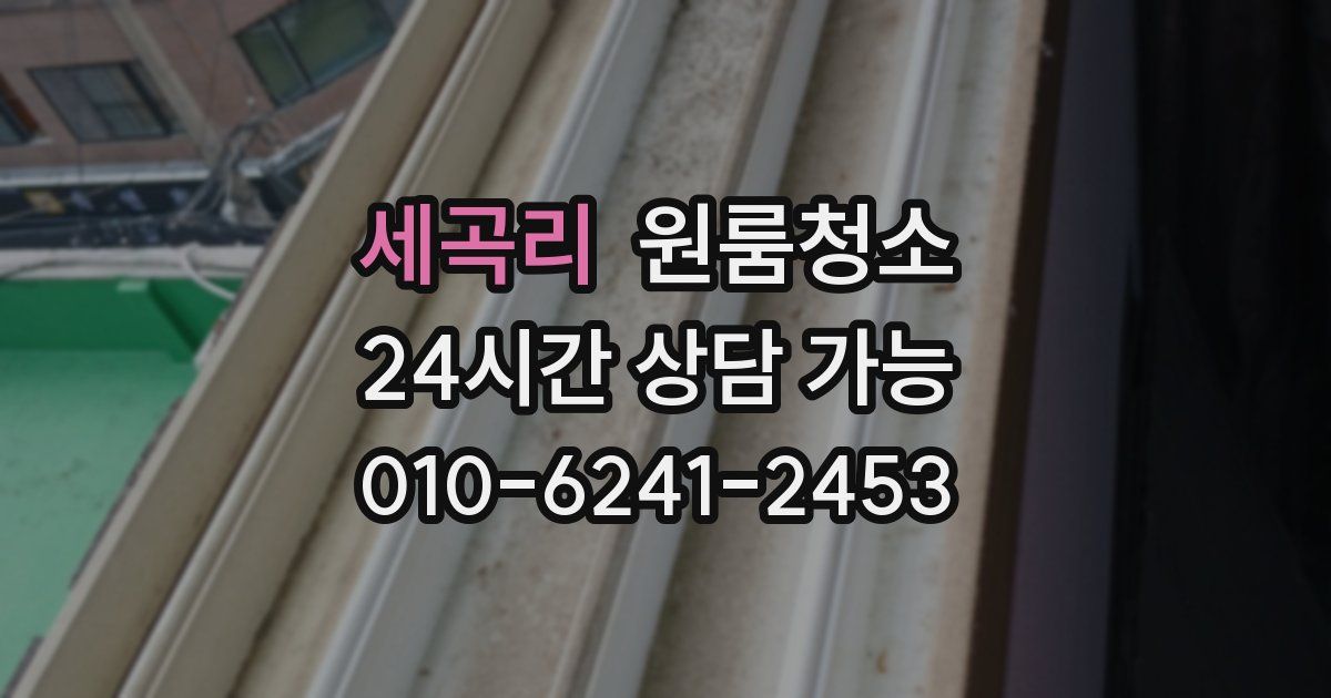 세곡리 입주청소